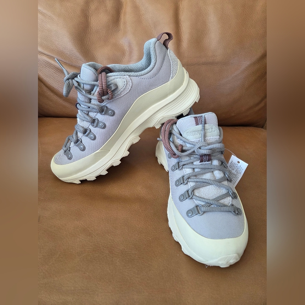 SOLD!!!!!!Merrell Women's Ontario SP Lace In Aluminum Hiking Shoes - Picture 2 of 10